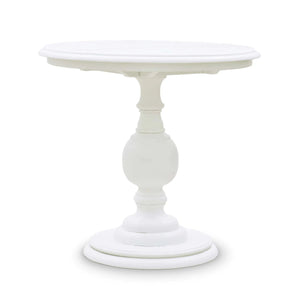 Bramble Gloucester Lamp Table in Architectural White-Bramble-Blue Hand Home