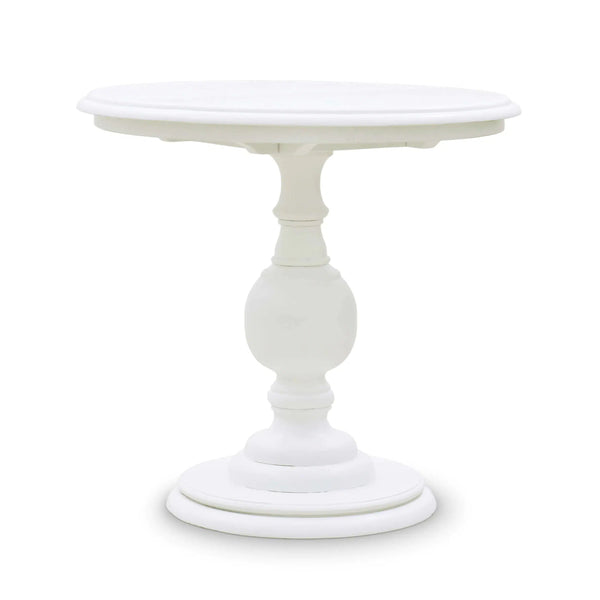 Bramble Gloucester Lamp Table in Architectural White-Bramble-Blue Hand Home