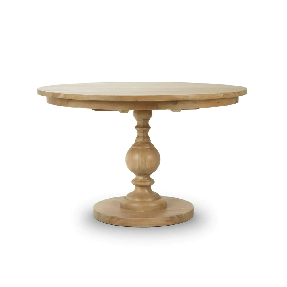 Bramble Goucho Round Dining Table 48'' In Fruitwood-Bramble-Blue Hand Home