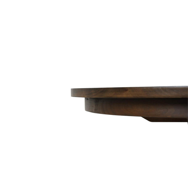 Bramble Goucho Round Dining Table 48'' in Walnut-Bramble-Blue Hand Home