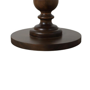 Bramble Goucho Round Dining Table 48'' in Walnut-Bramble-Blue Hand Home