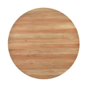 Bramble Goucho Round Dining Table 60'' In Fruitwood-Bramble-Blue Hand Home