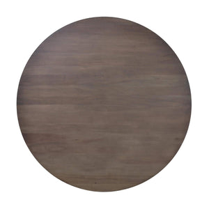 Bramble Goucho Round Dining Table 72'' in Straw Wash-Bramble-Blue Hand Home
