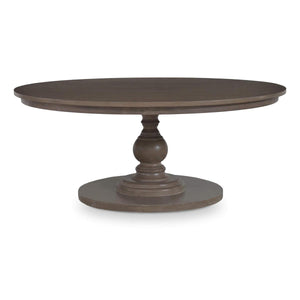 Bramble Goucho Round Dining Table 72'' in Straw Wash-Bramble-Blue Hand Home
