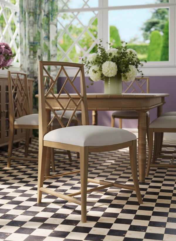 Bramble Grosvenor Butterfly Oval Extension Dining Table 80- 102" In Fruitwood-Bramble-Blue Hand Home