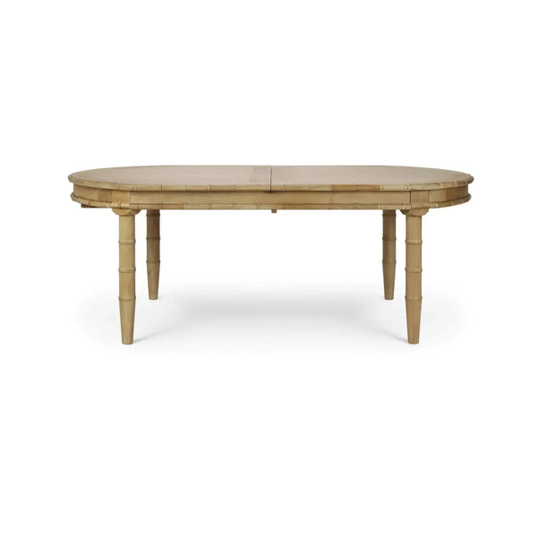 Bramble Grosvenor Butterfly Oval Extension Dining Table 80- 102" In Fruitwood-Bramble-Blue Hand Home