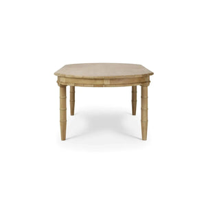 Bramble Grosvenor Butterfly Oval Extension Dining Table 80- 102" In Fruitwood-Bramble-Blue Hand Home