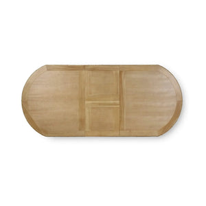 Bramble Grosvenor Butterfly Oval Extension Dining Table 80- 102" In Fruitwood-Bramble-Blue Hand Home