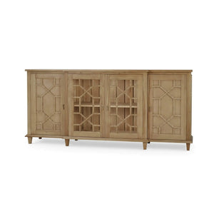 Bramble Grosvenor Credenza In Fruitwood-Bramble-Blue Hand Home