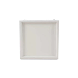 Bramble Grosvenor End Table In True White-Bramble-Blue Hand Home