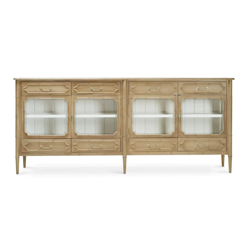 Bramble Grosvenor Sideboard W/ Drawers In Fruitwood W/ True White Interior-Bramble-Blue Hand Home