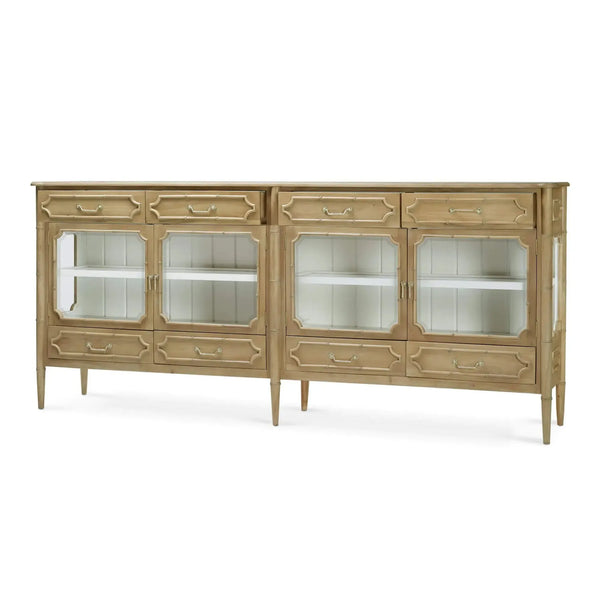 Bramble Grosvenor Sideboard W/ Drawers In Fruitwood W/ True White Interior-Bramble-Blue Hand Home