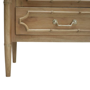 Bramble Grosvenor Sideboard W/ Drawers In Fruitwood W/ True White Interior-Bramble-Blue Hand Home