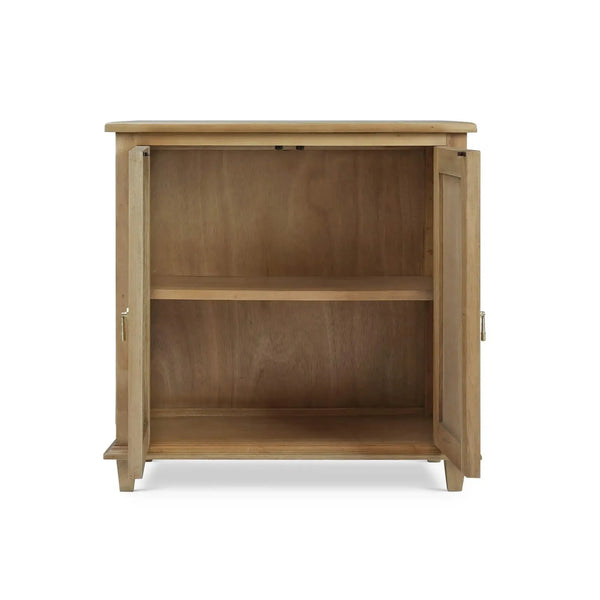 Bramble Grosvenor Small Cabinet In Fruitwood-Bramble-Blue Hand Home