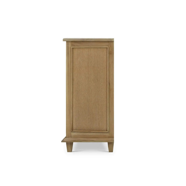 Bramble Grosvenor Small Cabinet In Fruitwood-Bramble-Blue Hand Home