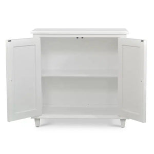 Bramble Grosvenor Small Cabinet In True White-Bramble-Blue Hand Home