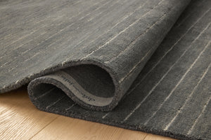 Chris Loves Julia x Loloi Henry Rugs - Charcoal / Ivory-Blue Hand Home