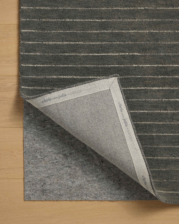 Chris Loves Julia x Loloi Henry Rugs - Charcoal / Ivory-Blue Hand Home