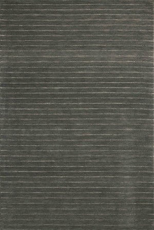 Chris Loves Julia x Loloi Henry Rugs - Charcoal / Ivory-Blue Hand Home