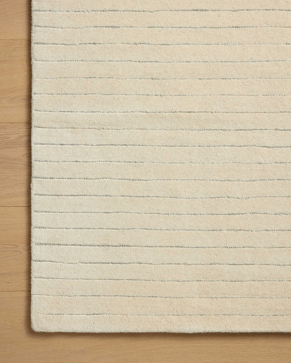 Chris Loves Julia x Loloi Henry Rugs - Ivory / Dove-Blue Hand Home