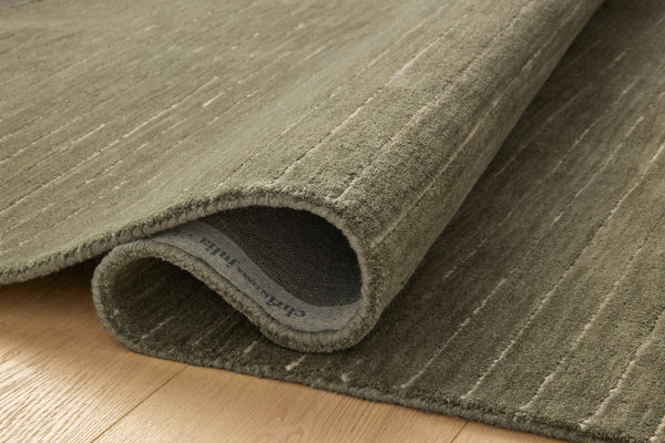Chris Loves Julia x Loloi Henry Rugs - Olive / Ivory-Blue Hand Home