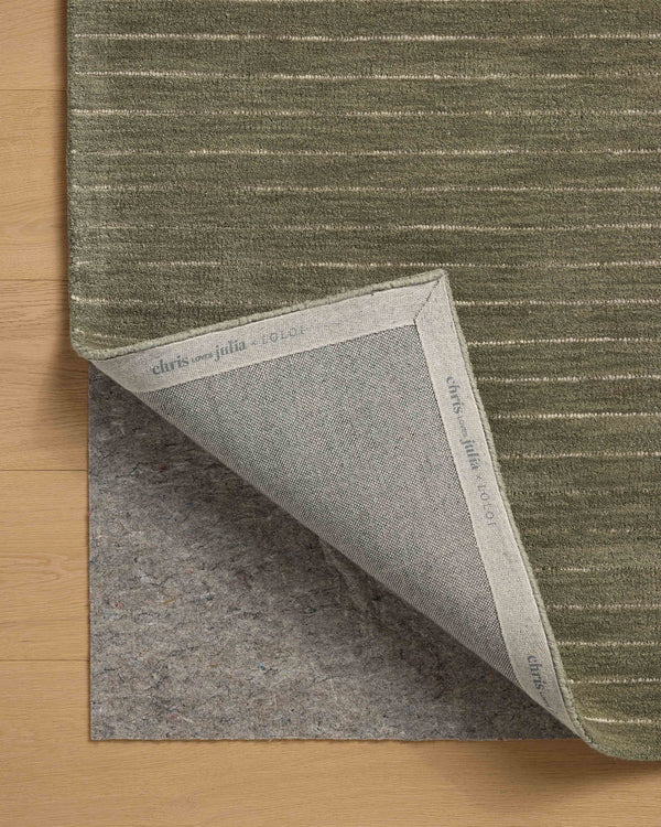 Chris Loves Julia x Loloi Henry Rugs - Olive / Ivory-Blue Hand Home