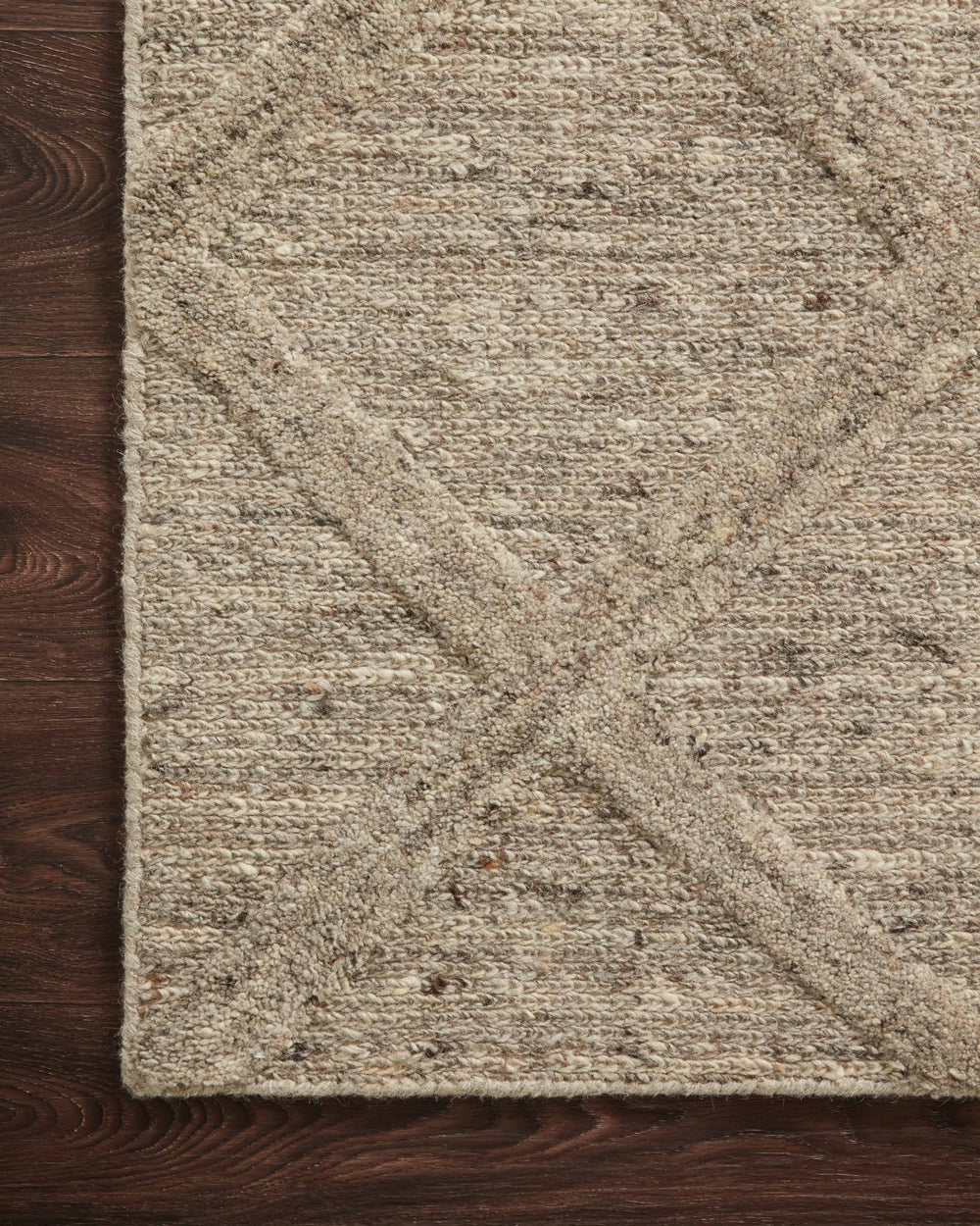 Magnolia Home by Joanna Gaines x Loloi Hunter Rug - Dove-Blue Hand Home