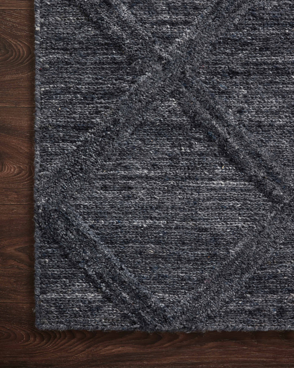 Magnolia Home by Joanna Gaines x Loloi Hunter Rug - Indigo-Blue Hand Home