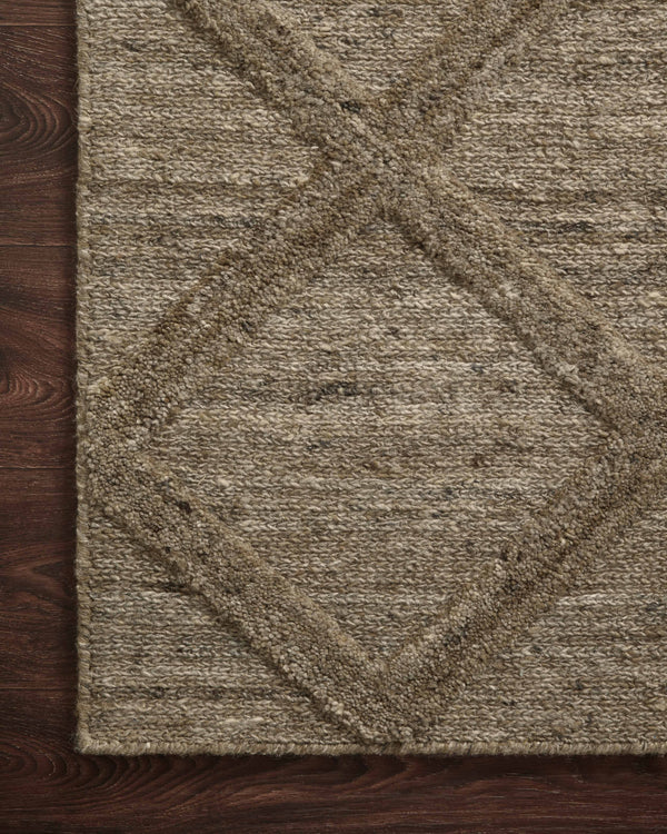 Magnolia Home by Joanna Gaines x Loloi Hunter Rug - Khaki-Blue Hand Home
