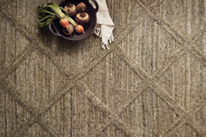 Magnolia Home by Joanna Gaines x Loloi Hunter Rug - Khaki-Blue Hand Home