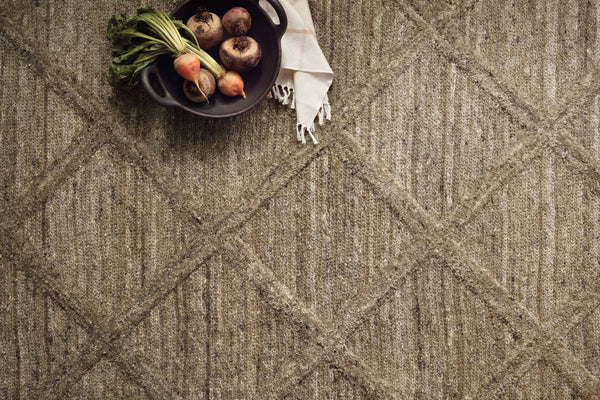Magnolia Home by Joanna Gaines x Loloi Hunter Rug - Khaki-Blue Hand Home