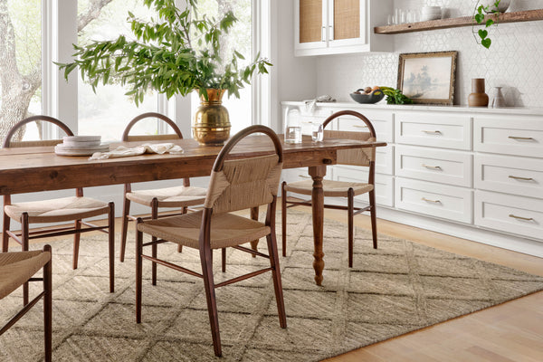 Magnolia Home by Joanna Gaines x Loloi Hunter Rug - Khaki-Blue Hand Home