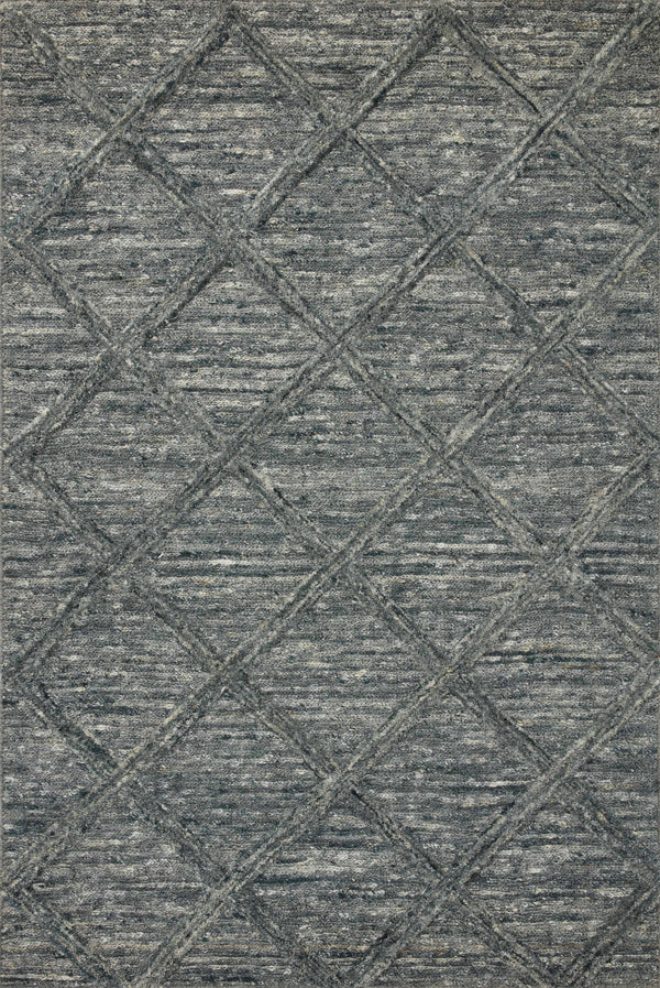 Magnolia Home by Joanna Gaines x Loloi Hunter Rug - Ocean-Blue Hand Home