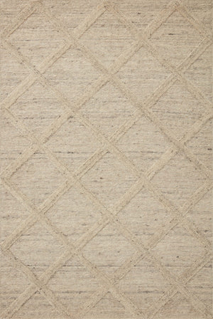 Magnolia Home by Joanna Gaines x Loloi Hunter Rug - Oatmeal-Blue Hand Home