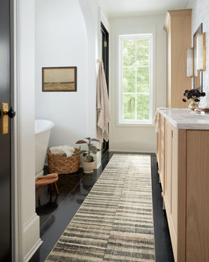 Chris Loves Julia x Loloi Humphrey Rugs - Natural / Moss-Blue Hand Home