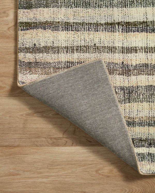 Chris Loves Julia x Loloi Humphrey Rugs - Natural / Moss-Blue Hand Home
