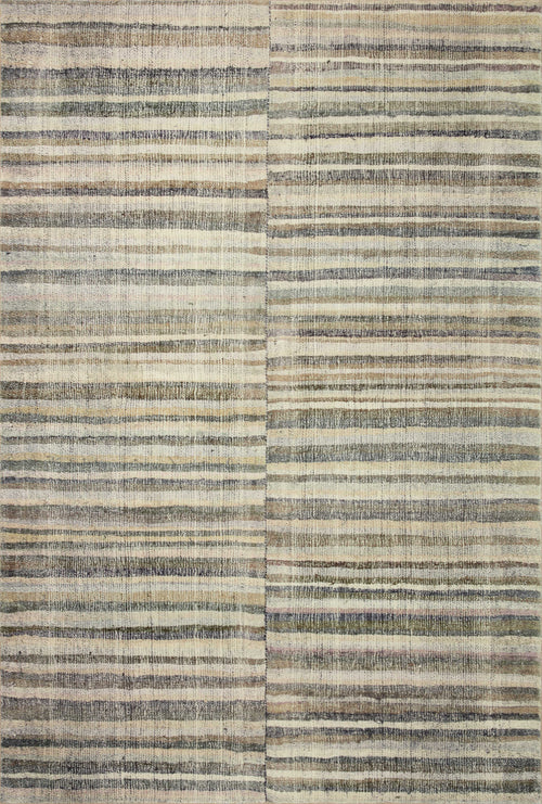 Chris Loves Julia x Loloi Humphrey Rugs - Natural / Moss-Blue Hand Home