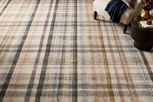 Chris Loves Julia x Loloi Humphrey Rugs - Ivory / Multi-Blue Hand Home