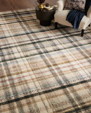Chris Loves Julia x Loloi Humphrey Rugs - Ivory / Multi-Blue Hand Home