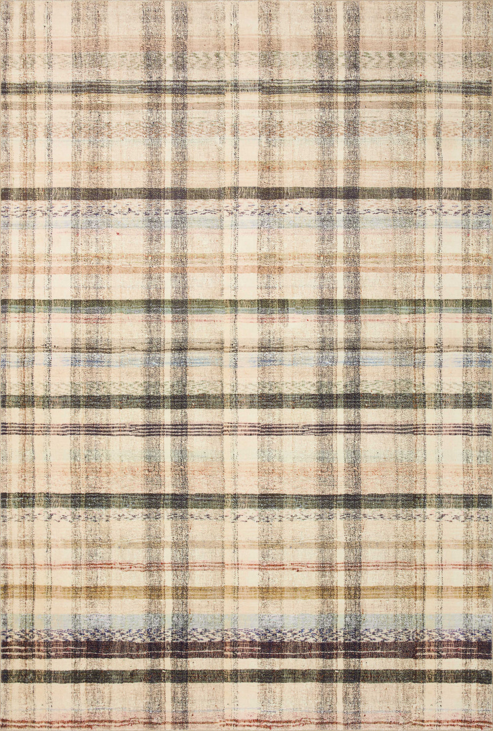 Chris Loves Julia x Loloi Humphrey Rugs - Ivory / Multi-Blue Hand Home