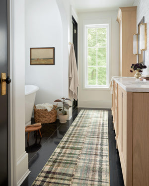 Chris Loves Julia x Loloi Humphrey Rugs - Forest / Multi-Blue Hand Home