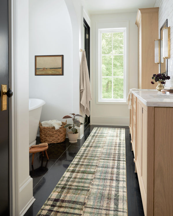Chris Loves Julia x Loloi Humphrey Rugs - Forest / Multi-Blue Hand Home