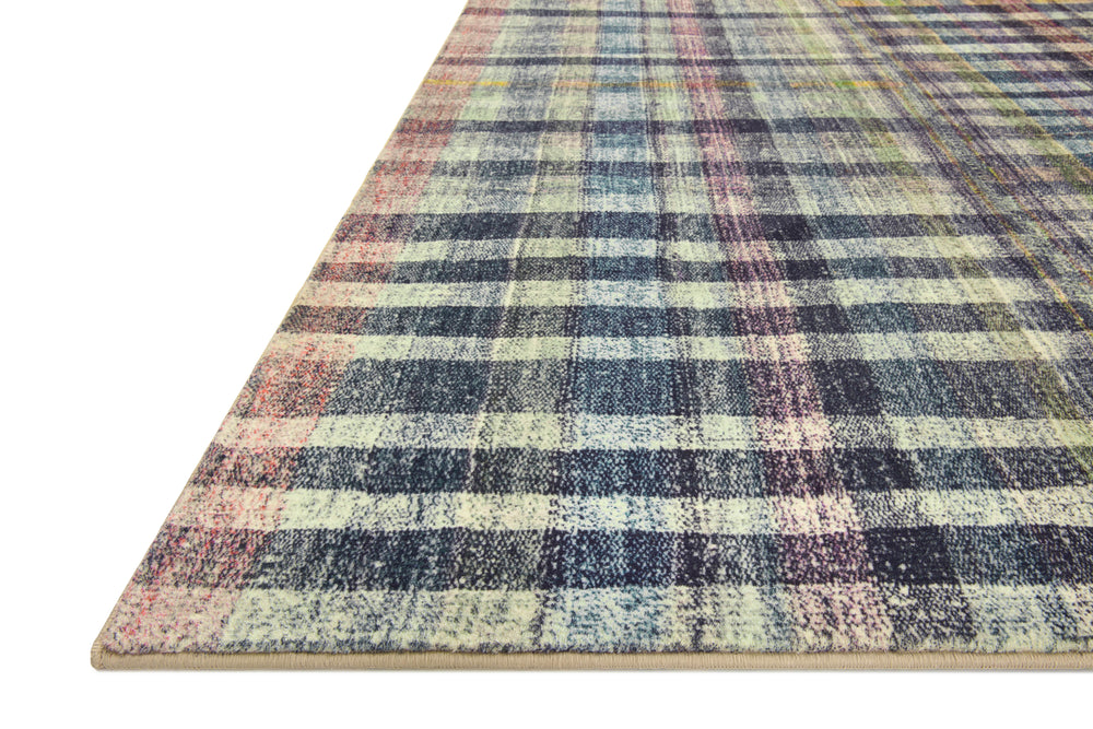 Chris Loves Julia x Loloi Humphrey Rugs - Plum / Multi-Blue Hand Home