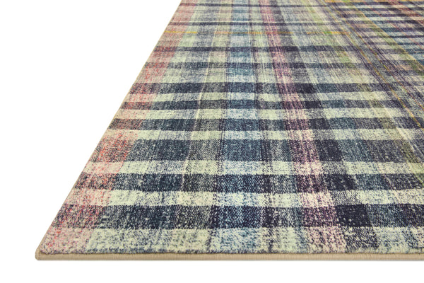 Chris Loves Julia x Loloi Humphrey Rugs - Plum / Multi-Blue Hand Home