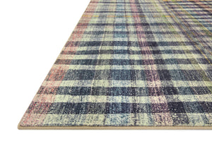 Chris Loves Julia x Loloi Humphrey Rugs - Plum / Multi-Blue Hand Home