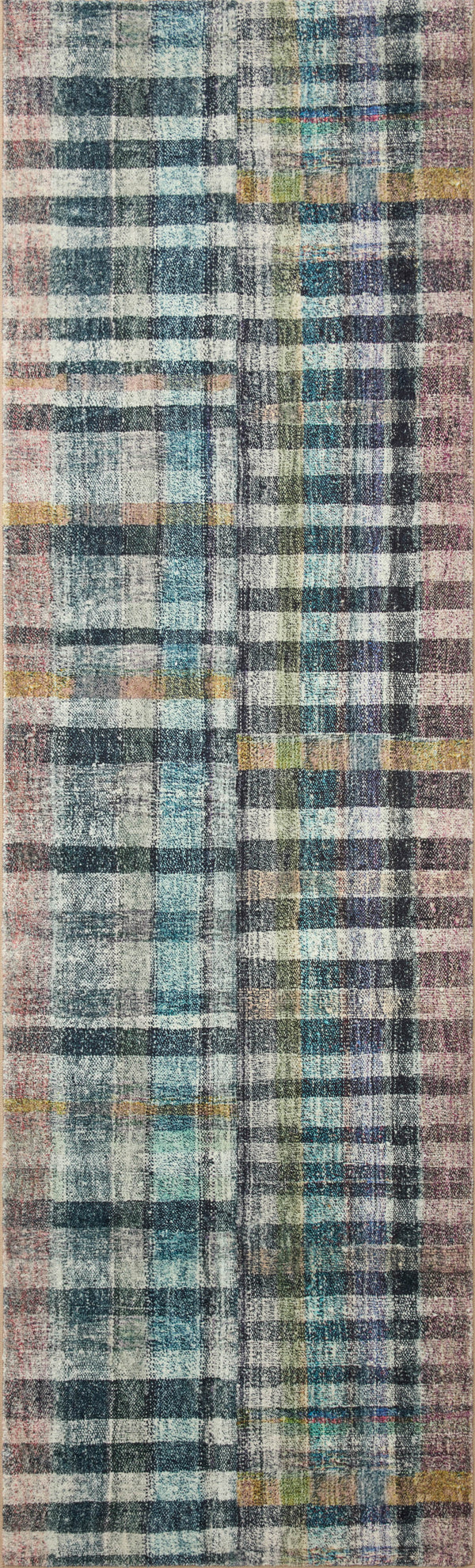 Chris Loves Julia x Loloi Humphrey Rugs - Plum / Multi-Blue Hand Home