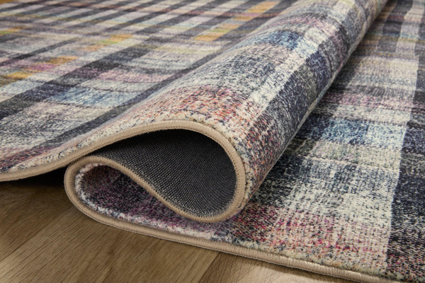 Chris Loves Julia x Loloi Humphrey Rugs - Plum / Multi-Blue Hand Home