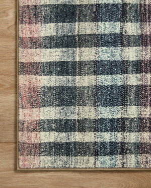 Chris Loves Julia x Loloi Humphrey Rugs - Plum / Multi-Blue Hand Home
