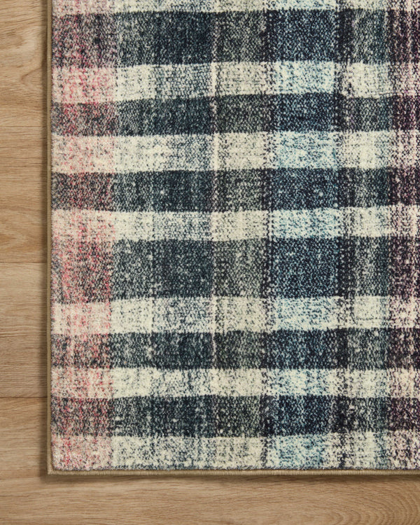 Chris Loves Julia x Loloi Humphrey Rugs - Plum / Multi-Blue Hand Home