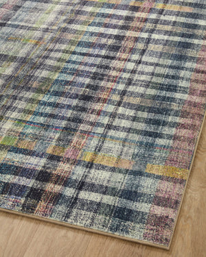Chris Loves Julia x Loloi Humphrey Rugs - Plum / Multi-Blue Hand Home